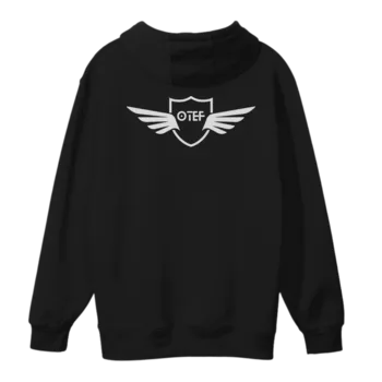 קפוצ׳ון עם לוגו OTEF: מינימליסטי מקדימה ולוגו גדול בגב. זמין בשני דגמים: •⁠ ⁠עם רוכסן •⁠ ⁠ללא רוכסן גזרה נוחה, מתאימה ללבישה יומיומית. עיצוב נקי ולקוני, ללא אלמנטים מיותרים.